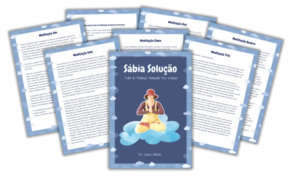 manual sabia solução - meditação para crianças