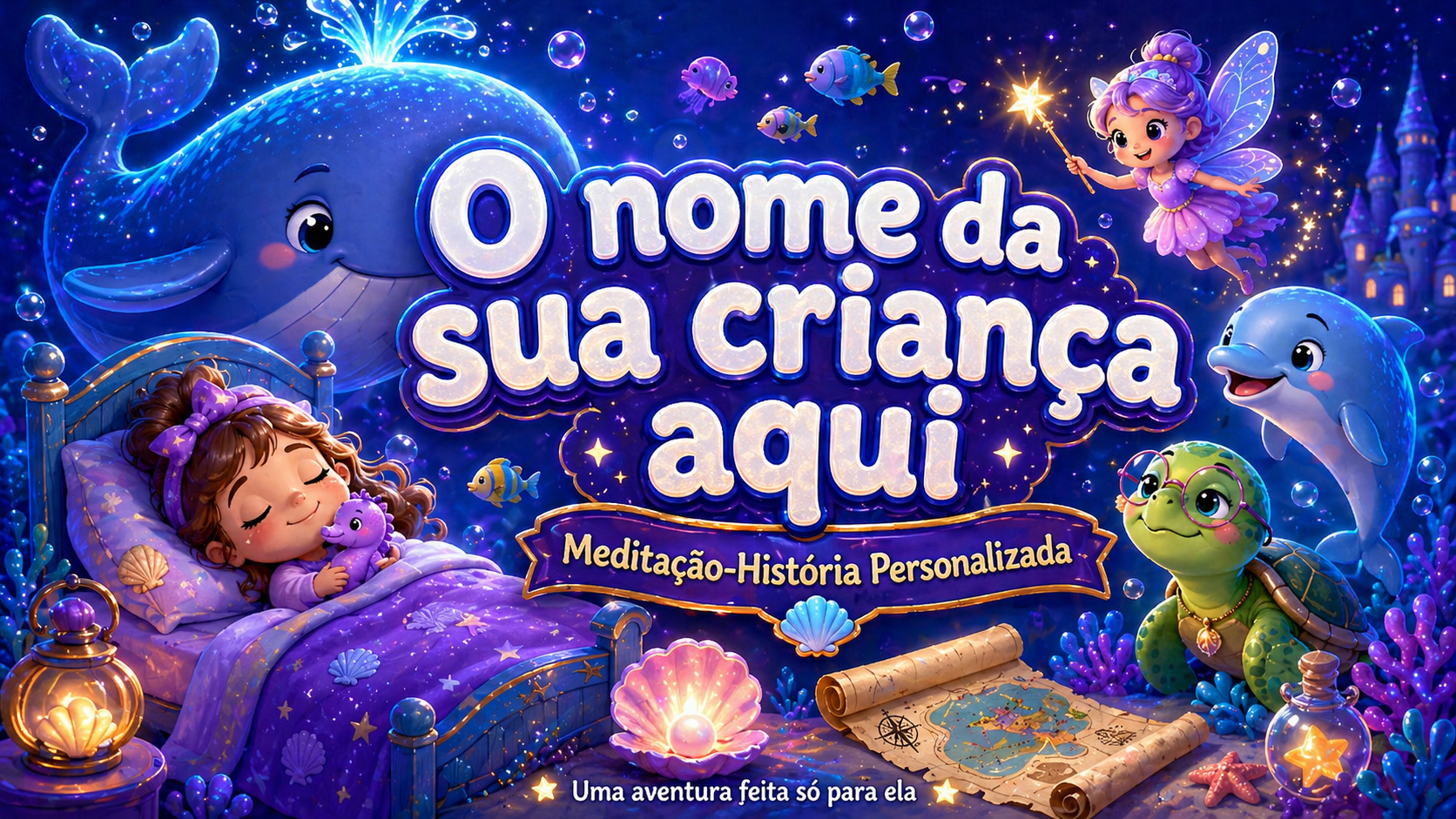 Meditação personalisada para criançinhas dormirem rapido - Yoga com Cainara